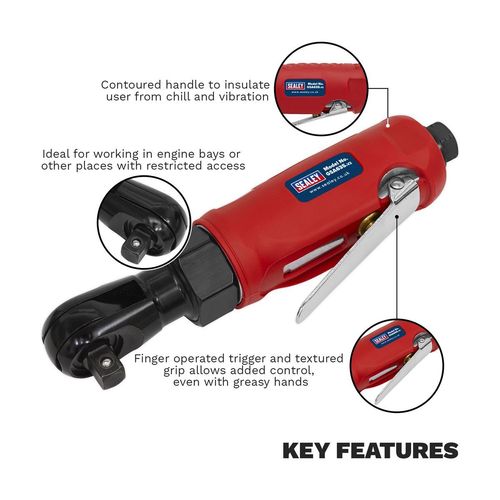 Generation Compact Air Ratchet Wrench 3/8"Sq Drive Air Tool — image 5