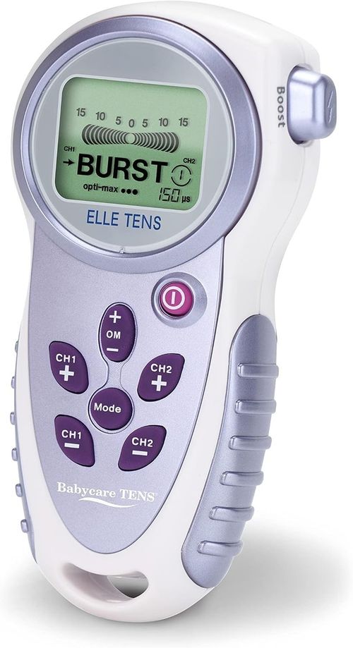Babycare TENS Elle Tens Pain Relief During Labour Tens Machine w/ Pads Drug Free — image 5