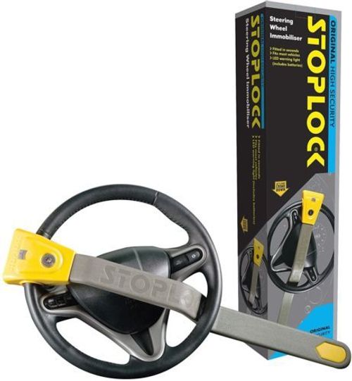 STOPLOCK STEERING WHEEL LOCK ORIGINAL UNIVERSAL HIGH SECURITY CAR VAN CROOK LOCK — image 4