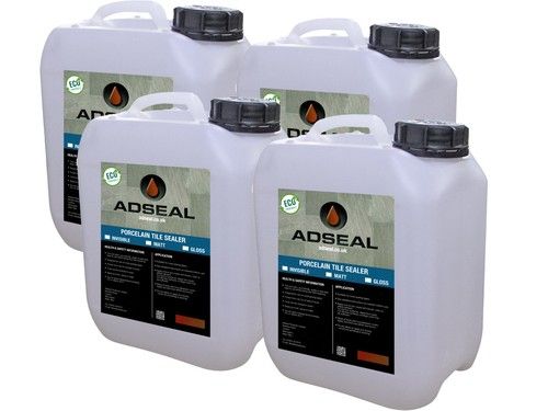 Porcelain Paving Sealer - Invisible Finish - Water based Eco-friendly sealer