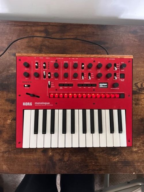 Korg Monologue Monophonic Analogue Synthesiser Red