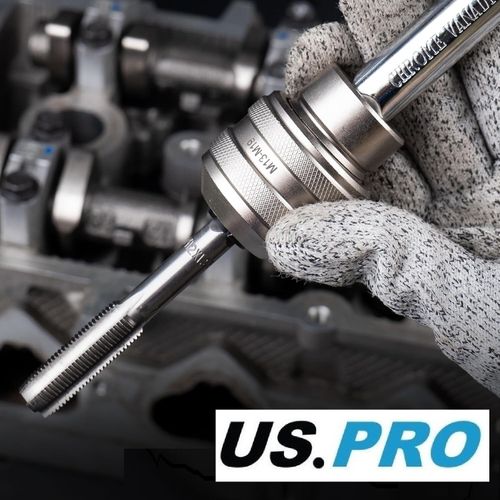 US PRO Adjustable Thread Tap Socket Set M3-M19 Range Accurate Tapping / Reaming — image 3
