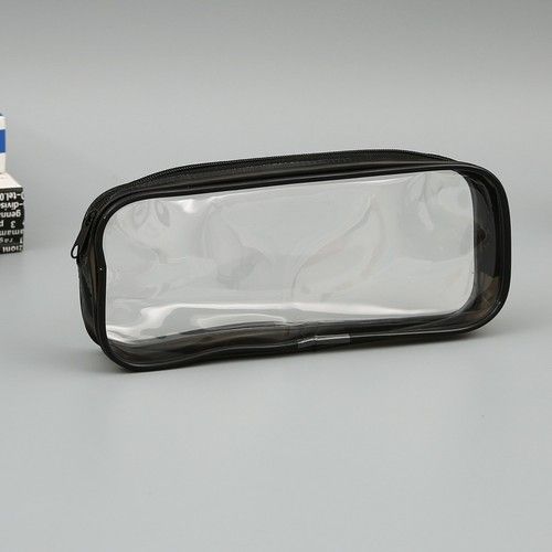 Soft Plastic Transparent Pencil Case Student Pvc Clear Pen Bag Transparent Bag