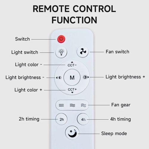 B22 Bayonet Ceiling Fan Light Bulb Remote Dimmable LED Warm Neutral Cool White — image 8