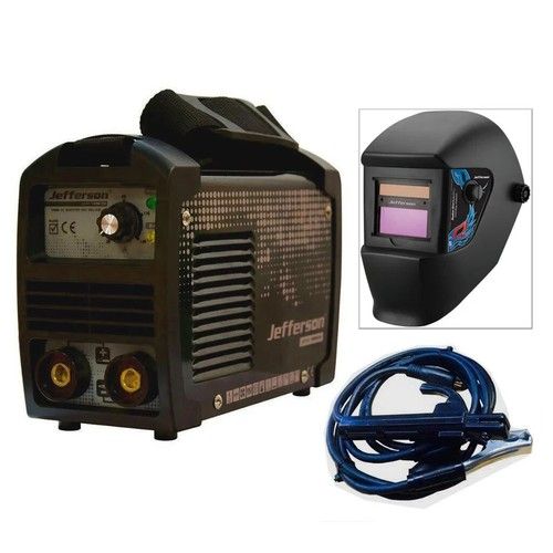 Jefferson 140Amp Inverter Arc Welder With Auto Welding & Grinding Helmet (230V)