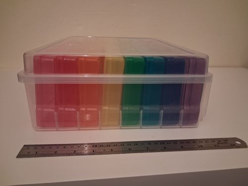 Novelinks Photo Keeper Storage Box, 16  Cases, Plastic, Multicoloured 4x6" — image 5