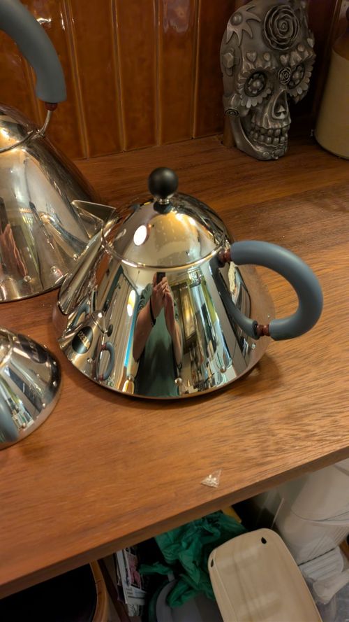 ALESSI MICHAEL GRAVES 7 piece set Kettle, Teapot, Cafetière, 2 Cups, Bowl & Jug — image 2
