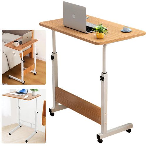 Laptop Table Adjustable Portable Notebook Desk Trolley Sofa Bed Tray Computer UK