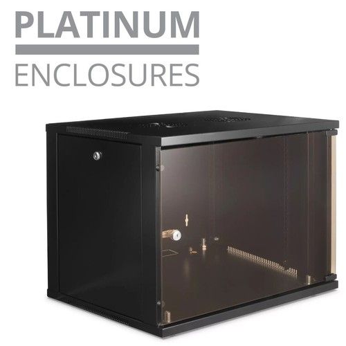 Platinum Enclosures 9U 600mm deep Wall Mounted or Floor Standing Data Cabinet