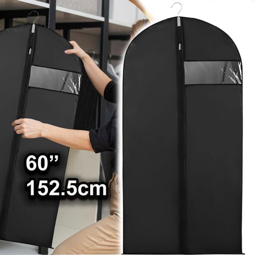 60" Long Dress Bag Clothes Suit Cover Storage Travel Garment Bag Zip Up Home — image 10