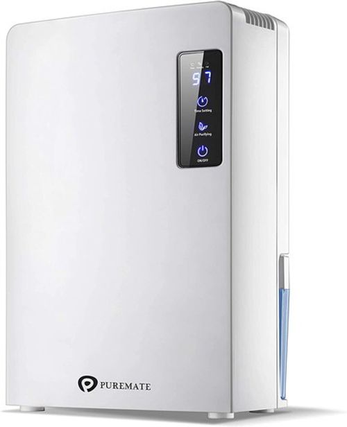 Dehumidifier | 2200ml Dehumidifier with Air Purifier for Condensation & Damp