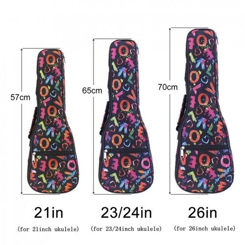 ukulele case Backpack 5MM Thick Padding Ukulele Bag
