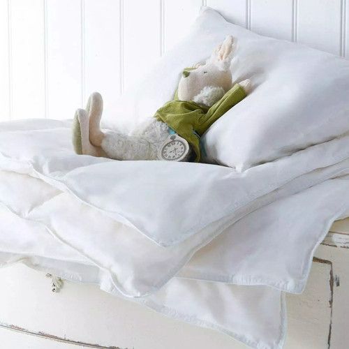 Luxury Cot Bed Duvet Quilt Pillow Set Baby Toddler Junior Antiallergy All Season