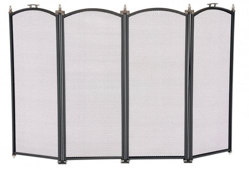 Fire Guard Screen Firescreen Fireplace Spark Cover Fine Mesh Protector Screen — image 1