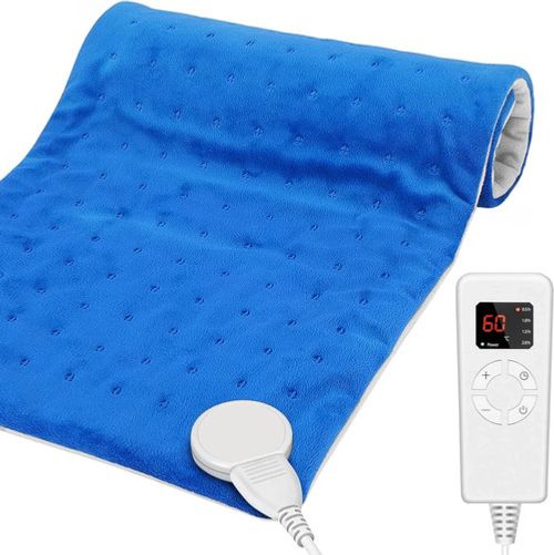 RIOGOO Heating Pad, Electric Heating Pad for Back Pain Relief, 30x60CM Soft Heat