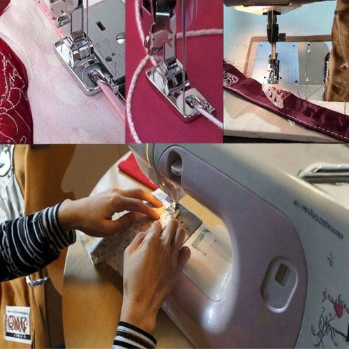 3pcs Rolled Hem Presser Foot 3/4/6mm Low Shank Multi-function Sewing Machine Set — image 2