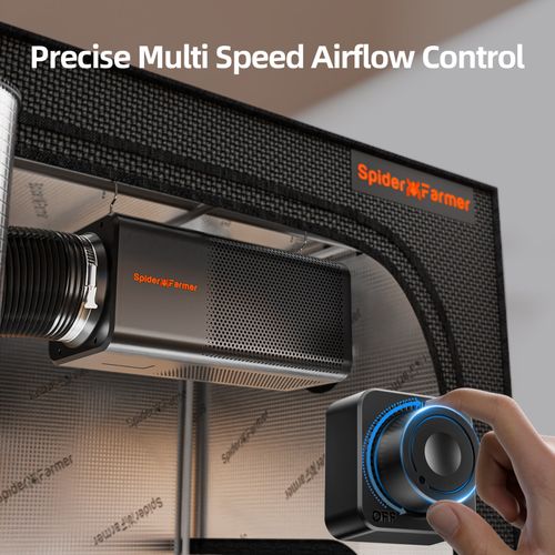 Spider Farmer 2-in-1 6" Inline Fan w/ Built-In Carbon Filter Ventilation System — image 10
