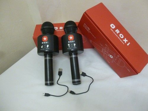 2xROXi Wireless Karaoke Microphone – RXKMIC84 – Boxed – Excellent Condition