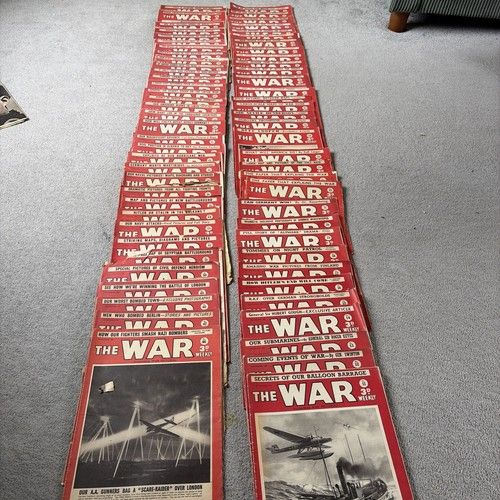 The War Magazine World War 2 some rare 67 Editions WW2 magazine collection 