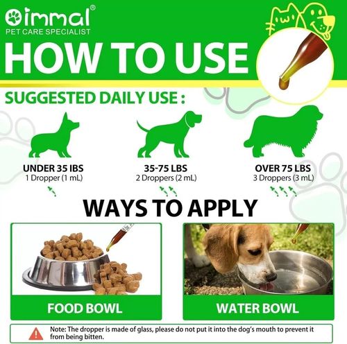 Natural Anti Biotic Drops for dogs Anti-Inflammatory 100% Immune System Support — image 7