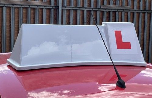 Smaller Vehicle Magnetic Driving School Learner Driver Instructor Car Roof Sign
