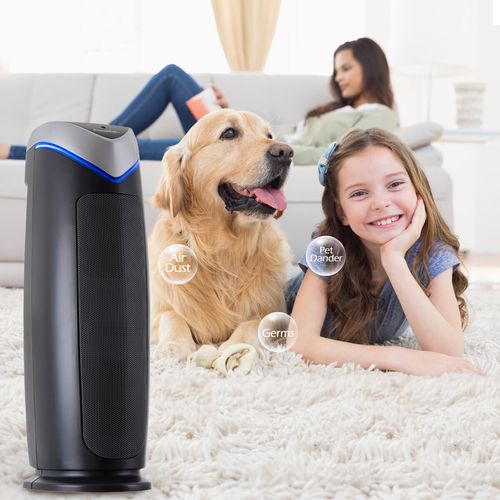 Air Purifier, HEPA Air Purifier with Ioniser & UV-C Eliminates viruses - 22 inch — image 7
