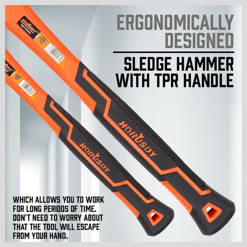 5PC Hammer Set 16oz 32oz Ball Pein 32oz Rubber Mallet 3lb Sledge 3lb Cross Peen — image 8