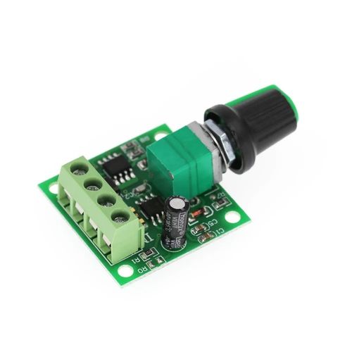 Low Voltage DC PWM Motor Speed Controller Module 1.8V 3V-5V-6V 12V 2A 1803BK — image 3