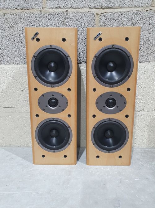 Acoustic Energy Aelite On-Wall Floorstanding Speakers Pair Brown 2-Ways Stereo — image 1