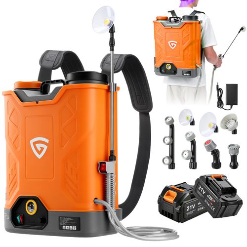 18L Cordless Electric Knapsack Pressure Sprayer Garden With 2X 4.0Ah 21V Battery — image 12