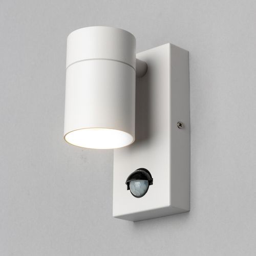 Litecraft Kenn Wall Light Outdoor IP44 Downlight With PIR Motion Sensor - White  — image 2