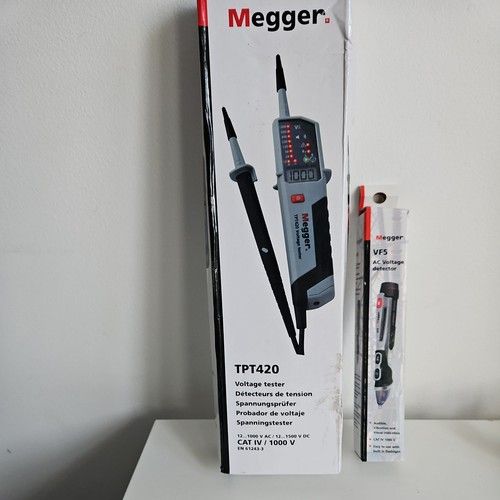Megger TPT420 Two-Pole AC/DC Voltage and Continuity Meter New In Box