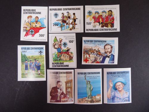 Boy Scouts/Famous People, Excellent Slg. unc. Series, blocks + special block series — image 7
