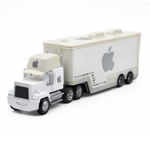 2+2 Free Disney Pixar Cars Container Truck & Car Lightning Jackson Diecast Model