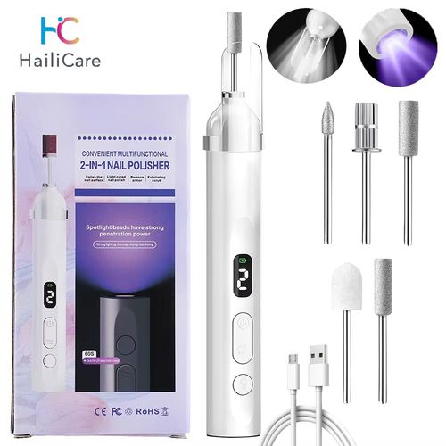 Professional Toe Nail Grinder For Thick Toenails Set Manicure Pedicure Drill Set — image 3