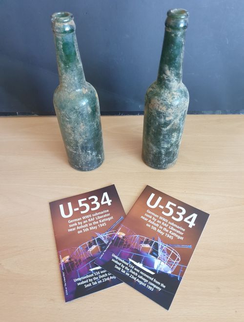 WW2 German Navy (Kriegsmarine) Becks Beer Bottles Salvaged from U-boat U-534 — image 18