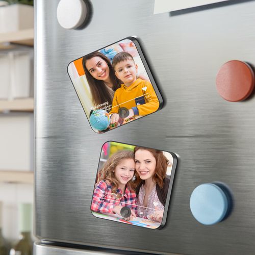 Personalised Music Fridge Magnet Player Custom Any Photo & Song Gift for Her Him — image 3