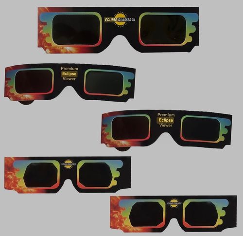 solar eclipse viewing glasses x 5 premium eclipse viewers — image 6