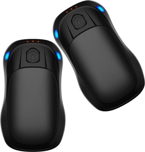 Hand Warmers 2 Pack, Rechargeable Hand Warmer 6000mAh with 20Hrs Warmth, Electri