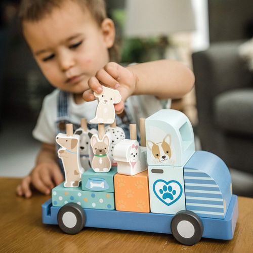 Orange Tree Toys Wooden Dog Grooming Van – Sustainable Puzzle & Play Set NEW — image 10