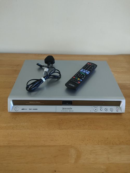 Silver Panasonic DMR-EX85 HDD DVD Freeview Recorder + Remote | Tested & Working  — image 1