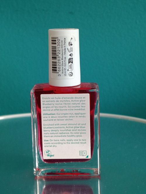 Manucurist Active Glow Blueberry Nail Strengthener Treatment 15ml New 💖 GIFT  — image 2