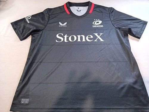 Saracens Castore Men's Rugby Top 2025/2026 Size UK 2XL Home Shirt