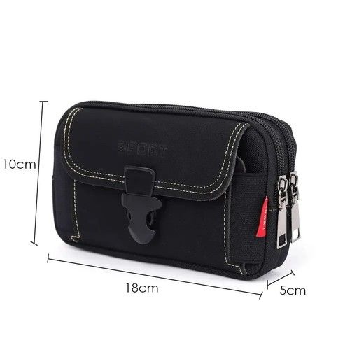 Mens Belt Pouch Phone Holster Molle Waist Bag Card Holder Tactical