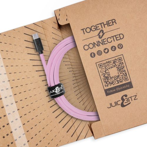 JuicEBitz® USB Type A to Type-C Charger Data Cable for Android USB-C Fast Charge — image 3