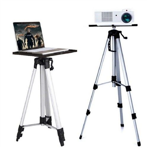 Laptop DJ Projector Tripod Stand with Tray Alloy Floor Stand Adjustable Height 