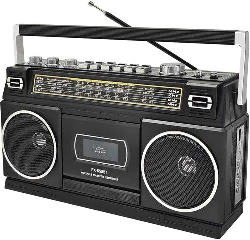 Cassette Player with Bluetooth 5.0 & USB Tape Conversion | AM/FM/SW Radio,