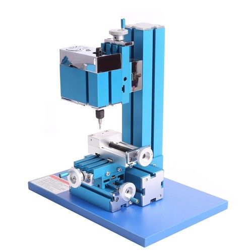 New Mini Metal Lathe Milling Machine Motorized Metalworking Benchtop Woodworking