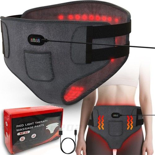 660nm Red Light Therapy Pants Women Heating Massage for Pain Relief & Relaxation