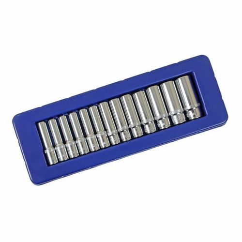 US PRO 1/4" Drive Socket Set DEEP & SHALLOW Single Hex Drive Long Reach Sockets — image 3